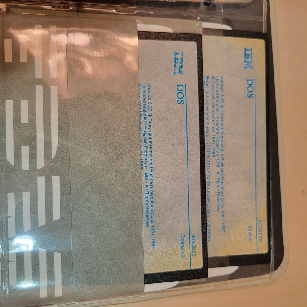 IBM Disk Operating System Version 3.3 DOS Programming Floppy‎ Disks - Picture 4 of 7